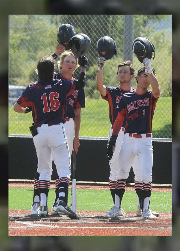 Medford Mustangs 2022 home run celebration