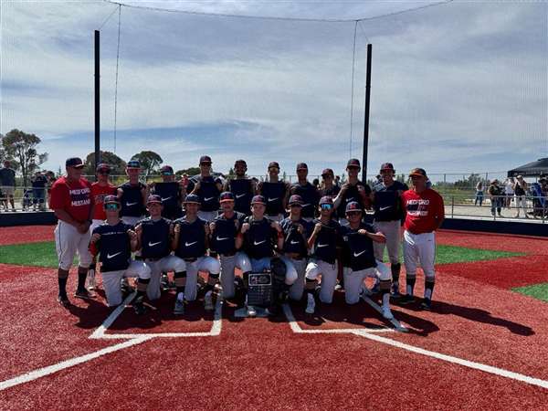 Medford Mustangs 2025 team photo tournament champions